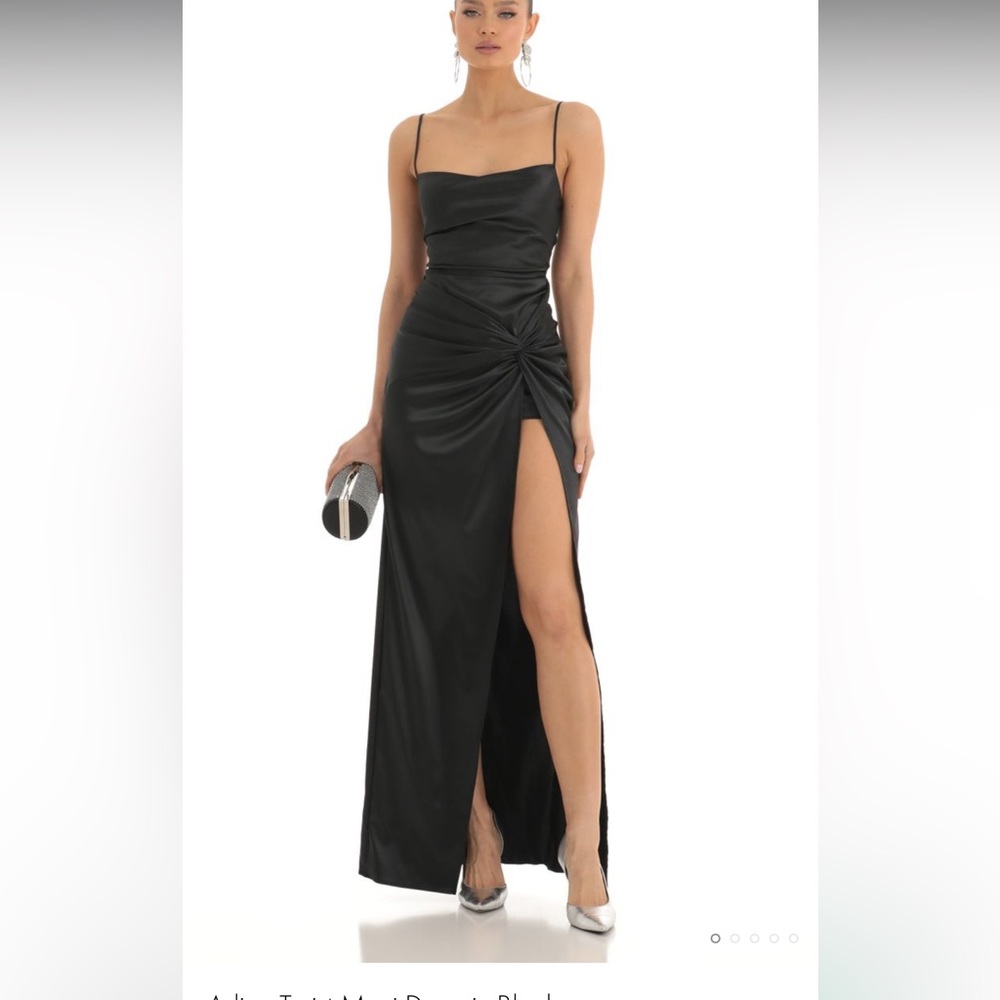 Prom dress: black lucy in the sky dress